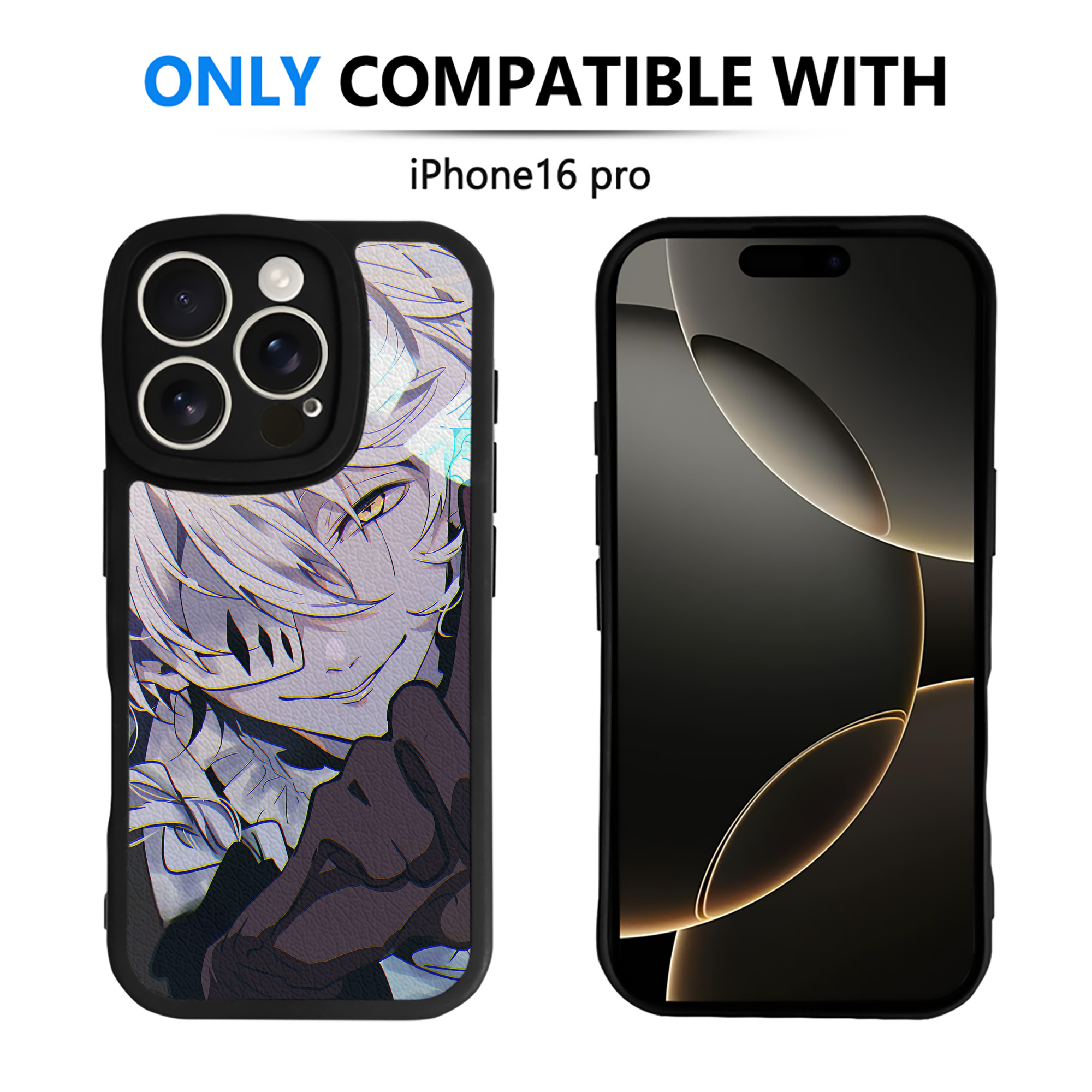 （画像用） 文豪ストレイドッグス Bungo Stray Dogs 【iPhone 16シリーズ対応】シリコンスマホケース（レザー調） 材質：シリコン